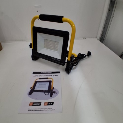 WATERPROOF LED WORK LIGHT - 70W - 10000LM - BLACK/YELLOW image 3