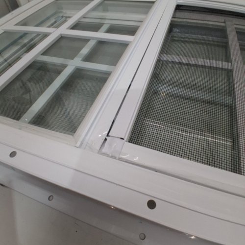 SHED WIDOWS FLUSH MOUNT TEMPERED GLASS WINDOW SCREEN - 22.8" X 15.5" - WHITE image 3