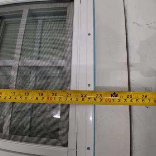 SHED WIDOWS FLUSH MOUNT TEMPERED GLASS WINDOW SCREEN - 22.8" X 15.5" - WHITE image 4