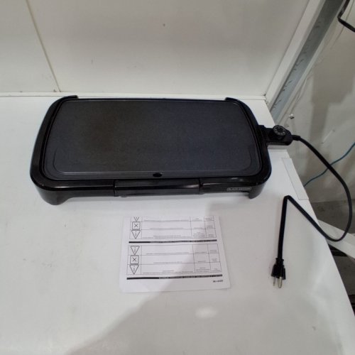 BLACK & DECKER 8 SERVING NONSTICK ELECTRIC GRIDDLE - BLACK (MODEL: GD2011BC) image 3