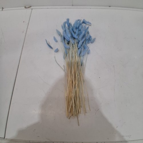 DRIED BLUE DECORATIVE FLOWER STEMS - BLUE image 2