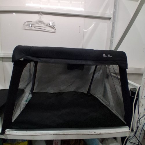 SILVER CORSS SLUMBER PORTABLE FOLDABLE 3-IN-1 TRAVEL CRIB PLAYPEN - 31.5" X 44.1" X 26.4" - BLACK (MODEL: SX8179.CBCA) image 2