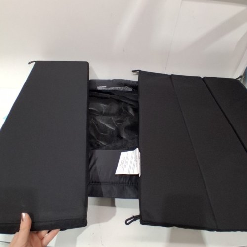 SILVER CORSS SLUMBER PORTABLE FOLDABLE 3-IN-1 TRAVEL CRIB PLAYPEN - 31.5" X 44.1" X 26.4" - BLACK (MODEL: SX8179.CBCA) image 4