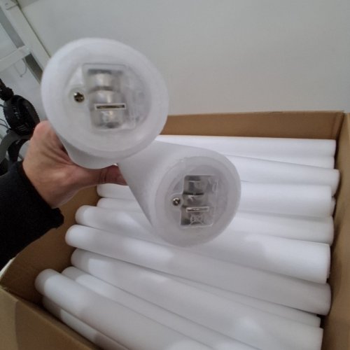 40PK SAIRFWOO PING FOAM LIGHT UP GLOW STICKS - 16" - WHITE FOAM (MODEL: NEW50P) image 5