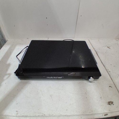 NUTRICHEF ELECTRIC WARMING TRAY WITH ADJUSTABLE TEMPERATURE 140°F TO 230°F - 21" X 16.5" - BLACK (MODEL: NCWTG5442BLACK) image 3