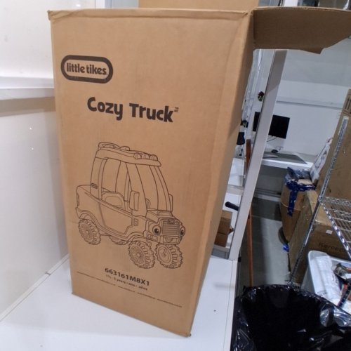 LITTLE TIKES COZY RIDE-ON TRUCK - AGES 18 MONTHS TO 5 YEARS - 35.8" X 18.3" X 18.3" - BLACK (MODEL: 663161M8X1) image 5