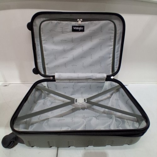 WRANGLER HARDSIDE CARRY-ON SPINNER LUGGAGE - 22" - OLIVE (MODEL: WR-87720-330) image 4