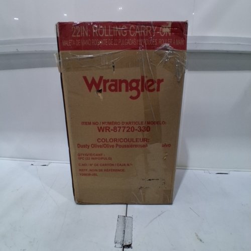 WRANGLER HARDSIDE CARRY-ON SPINNER LUGGAGE - 22" - OLIVE (MODEL: WR-87720-330) image 6
