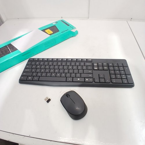 LOGITECH WIRELESS KEYBOARD AND MOUSE COMBO - BLACK - (MODEL: MK235) image 3