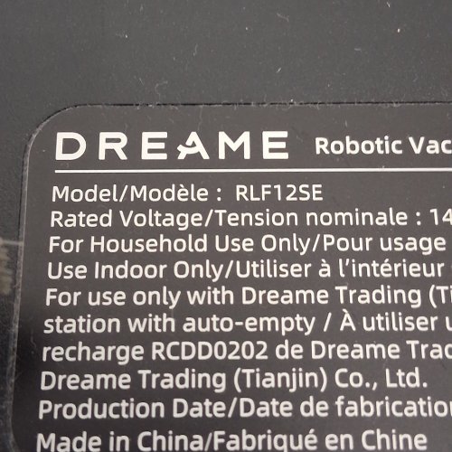 DREAME GOVAC 200 KIT ROBOT VACCUM & MOP COMBO WITH 13000PA SUCTION, ANTI-TANGLING TECH & AUTO-EMPTYING DOCK - WHITE (MODEL: RLF12SE) image 12