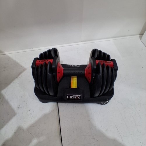 FITRX 9-IN-1 QUICK SELECT ADJUSTABLE DUMBBELL - 25LBS - BLACK (STYLE: 9429WM-2) image 3