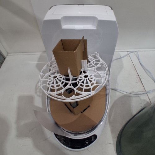 BABYBREZZA BOTTLE WASHER PRO 3-IN-1 WASHER/STERILIZER/DRYER - HOLDS 4 BOTTLES - BLACK/WHITE (MODEL: BRZ0103) image 3