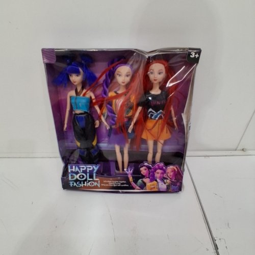 3PC HAPPY DOLL FASHION SET - MULTI COLOR image 4