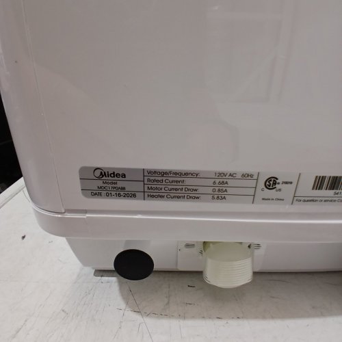 MIDEA COUNTERTOP DISHWASHER WITH 5L CAPACITY AND 162°F HIGH-TEMP & AIR REFRESH FUNCTION - WHITE (MODEL: MDC17P0ABB) image 5