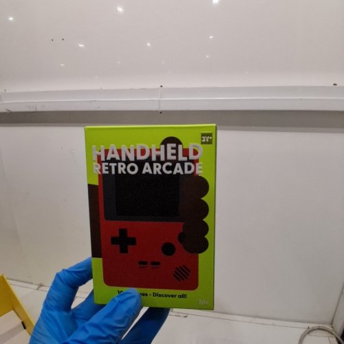 J'ADORE HANDHELD RETRO ARCADE GAME - 100 GAMES - 3.1" X 4.7" - RED (MODEL: 851783) image 2