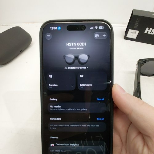 OAKLEY META HSTN SMART AI GLASSES - BLACK FRAME/PRIZM BLACK POLARIZED LENSES SIZE 51 (MODEL: 00W8002) image 2