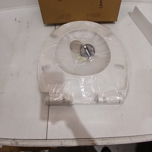 GARVEE ROUND TOILET SEAT WITH SOFT CLOSE - 14.5" X 16" - WHITE - (MODEL: PHO-16EX3QUX) image 2