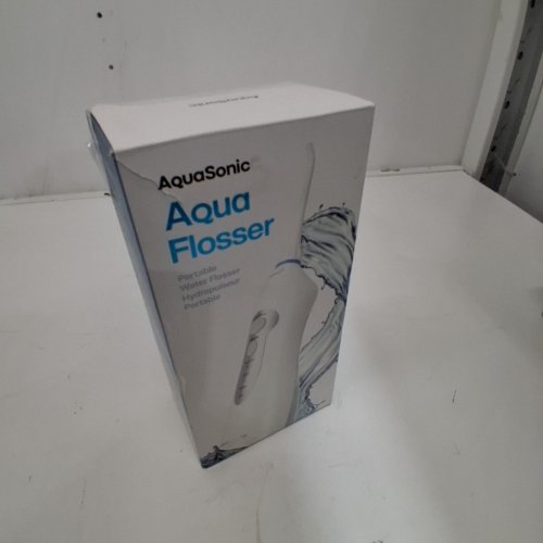 AQUASONIC AQUA FLOSSER CORDLESS RECHARGEABLE WATER FLOSSER - WHITE (MODEL: AS-FLOS) image 4