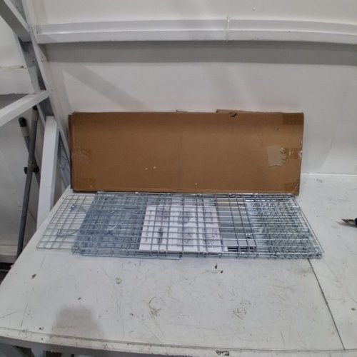 LIVE ANIMAL FOLDING HUMANE TRAP - 32" image 2