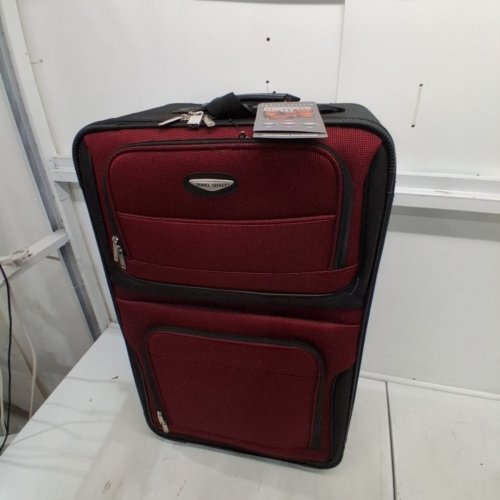 TRAVEL SELECT AMSTERDAM EXPANDABLE ROLLING UPRIGHT SUITCASE - 29" - BURGUNDY/BLACK (MODEL: TS6950R-29) image 4