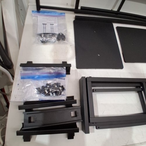 4PK VAIIGO ADJUSTABLE HEIGHT SIGNAGE/POSTER STAND - 43" TO 80" HEIGHT - BLACK (MODEL: ‎VAIIGO-KT) image 7