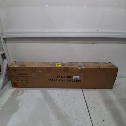 4PK VAIIGO ADJUSTABLE HEIGHT SIGNAGE/POSTER STAND - 43" TO 80" HEIGHT - BLACK (MODEL: ‎VAIIGO-KT) image 8