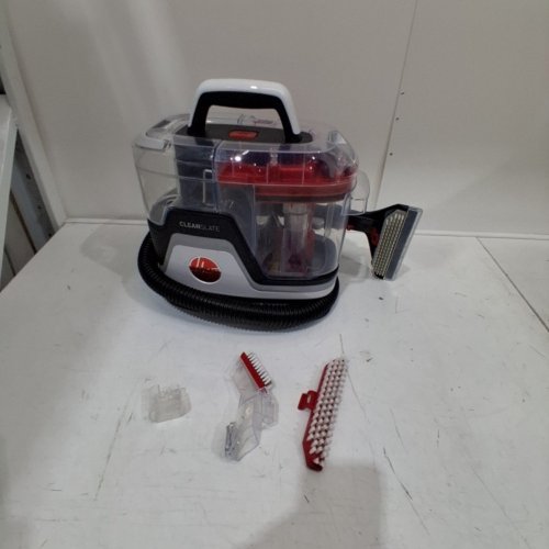HOOVER CLEANSLATE PORTABLE CARPET & UPHOLSTERY SPOT CLEANER AND STAIN REMOVER - 40OZ DUAL TANKS - RED/GREY (MODEL: FH14001V) image 3