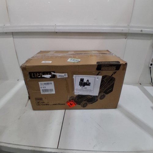 LITHELI U20 CORDLESS BRUSHLESS LAWN MOWER - 20V - 8GAL GRASS BAG - 13" PATH - WHITE/BLACK (MODEL: EGT010159) image 6