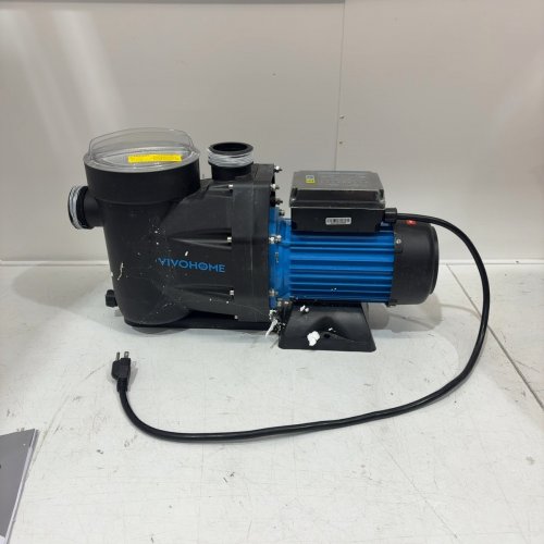 VIVOHOME POWERFUL SELF PRIMMING SWIMMING POOL PUMP WITH TIMER FOR INGROUND POOLS - 1.5HP - BLACK/BLUE (MODEL: VH1393) image 4