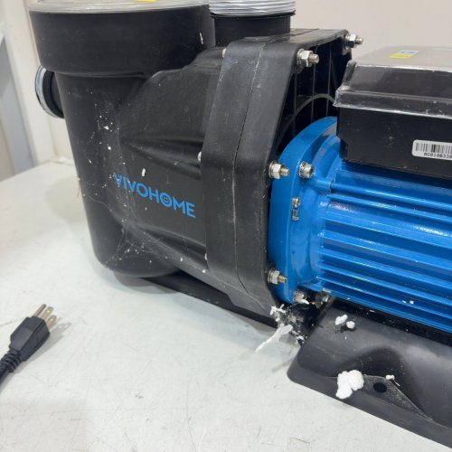 VIVOHOME POWERFUL SELF PRIMMING SWIMMING POOL PUMP WITH TIMER FOR INGROUND POOLS - 1.5HP - BLACK/BLUE (MODEL: VH1393) image 5
