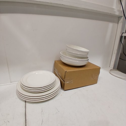 16PC OVER&BACK DINNERWARE SET -ASSORTED SIZE - IVORY (MODEL: 1901777) image 3