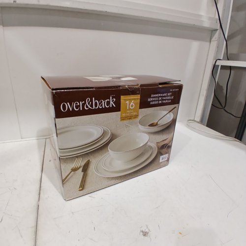 16PC OVER&BACK DINNERWARE SET -ASSORTED SIZE - IVORY (MODEL: 1901777) image 5