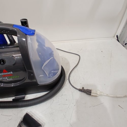 BISSELL LITTLE GREEN PLUS PORTABLE CARPET CLEANER & UPHOLSTERY MACHINE - 48OZ - BLUE/GREY image 2