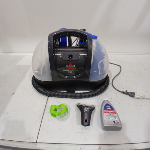 BISSELL LITTLE GREEN PLUS PORTABLE CARPET CLEANER & UPHOLSTERY MACHINE - 48OZ - BLUE/GREY image 3
