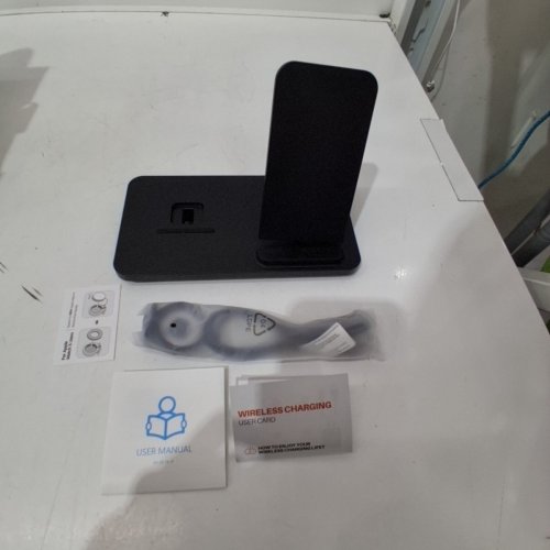 SENEO 2 IN 1 WIRELESS CHARGER STAND FOR APPLE IPHONE AND WATCH - 7.5W - BLACK - (MODEL: PA193B) image 3
