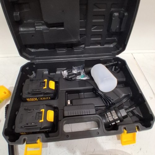 BLSKBY BRUSHLESS CORDLESS HIGH-CAPACITY BATTERY OPERATED PRESSURE WASHER - 1100 PSI - YELLOW (MODEL: JZ004) image 3