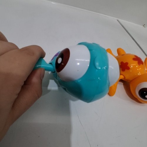 3PK WIND-UP INTERACTIVE SWIMMING SEA TURTLES - 5" - BLUE/GREEN/ORANGE image 4
