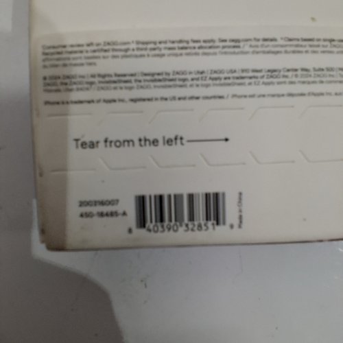 ZAGG SCREEN PROTECTOR - 6.3" image 2