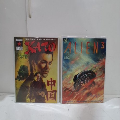 4 ASSTD VALIANT, DARK HORSE, NOW COMIC BOOKS - ALIENS 3 #1 OF 3, KATO #1, NEXT MEN #14, BLOODSHOT #6- VARIOUS AUTHORS image 4