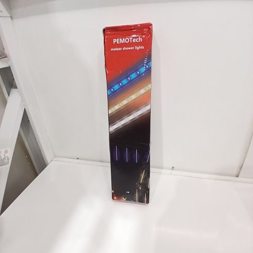 PEMOTECH OUTDOOR METEOR SHOWER LIGHTS - 16 TUBES WITH 576 LEDS - 50FT - BLUE image 2