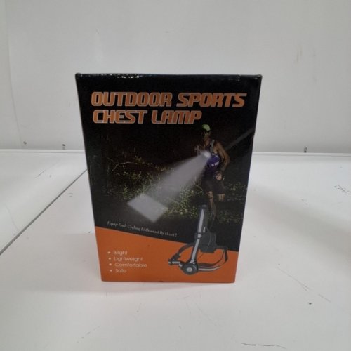 WEST BIKING OUTDOOR SPORTS CHEST MOUNTED LED LIGHT LAMP WITH REAR LIGHT AND 2 MODES - 2200MAH BATTERY image 3