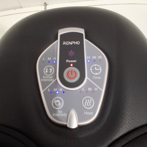 RENPHO FOOT MASSAGER WITH AIR COMPRESSION AND 3 HEATING LEVELS - BLACK - (MODEL: R-D003R) image 2