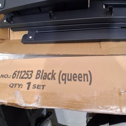 YAHEETECH CLASSIC METAL BED FRAME - QUEEN - BLACK (MODEL: 611253) image 4