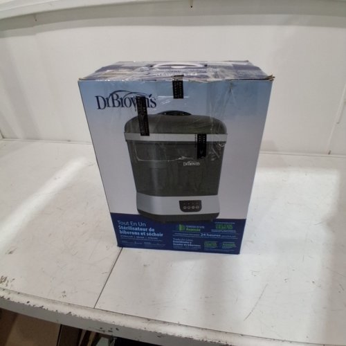 DR. BROWNS ALL-IN-ONE BABY BOTTLE / PACIFIER STERILIZER & DRYER - GREY (MODEL: AC177) image 3