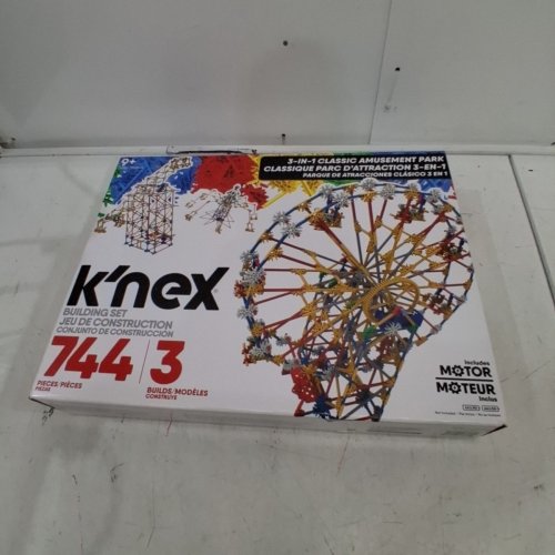 744PC K'NEX 3-IN-1 CLASSIC AMUSEMENT PARK BUILDING SET - MULTICOLOUR (MODEL: 17035) image 4