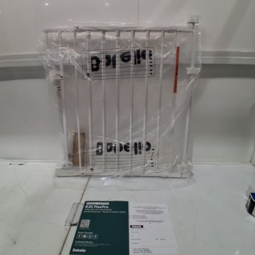 BABELIO HARDWARE MOUNTED SAFETY GATE - 29"-43" X 30" - WHITE (MODEL: BEBAM63) image 2