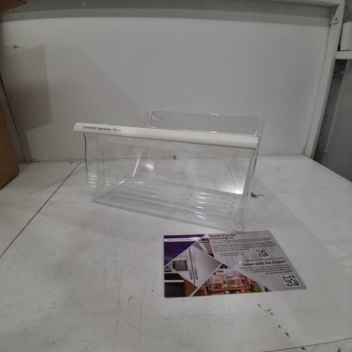 LOWER FRIDGE CRISPER BIN - FITS MULTIPLE MAKES AND MODELS - CLEAR (MODEL: WP2188664) image 2