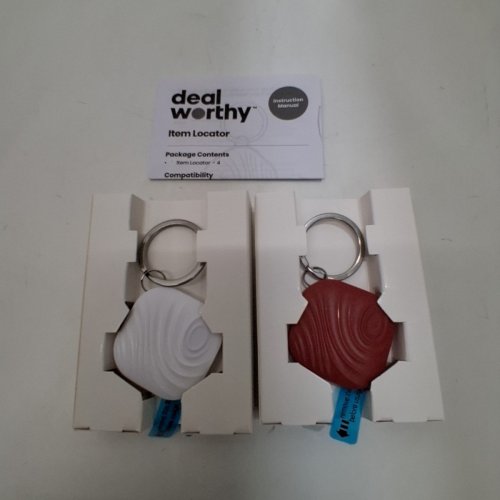 4PC DEALWORTHY ITEM LOCATORS - COMPATIBLE WITH APPLE FINDMY - 150FT RANGE - ASSORTED COLOURS image 3