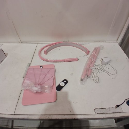 FOLDABLE LARGE HALF MOON LED NAIL/COSMETIC LIGHT - PINK image 3