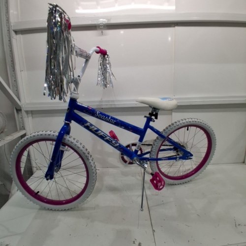 HUFFY SEA STAR EZ BICYCLE BIKE - 20" WHEELS - BLUE/WHITE/PINK image 2